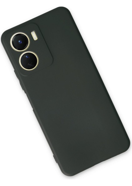 Vivo Y16 Kılıf First Silikon - Koyu Yeşil 300099