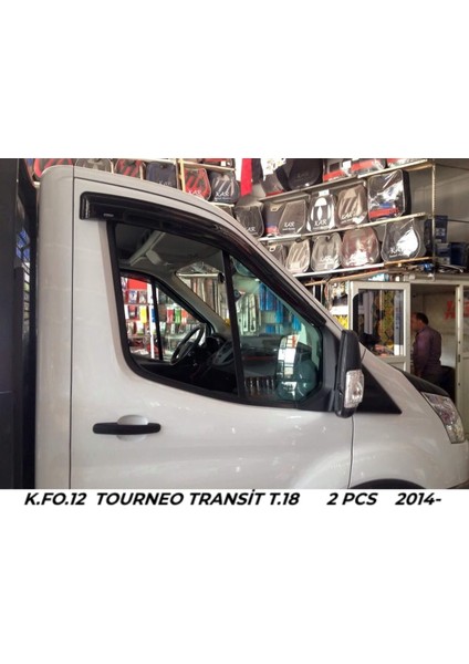 Ford Transit 2015-2023 2'li Cam Rüzgarlığı Kuzgun