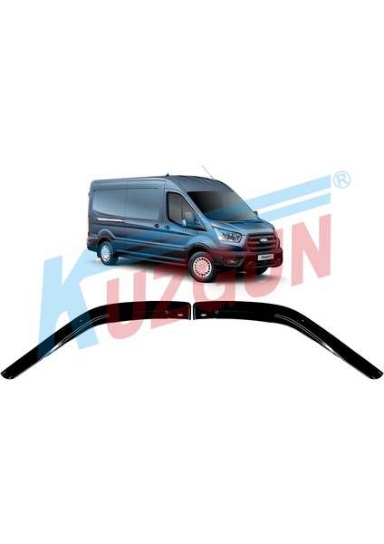 Ford Transit 2015-2023 2'li Cam Rüzgarlığı Kuzgun