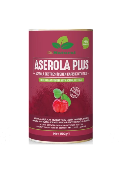 Dr. Natural Aserola Ekstresi Barbados Kirazı İçeren Karışık Bitki Tozu