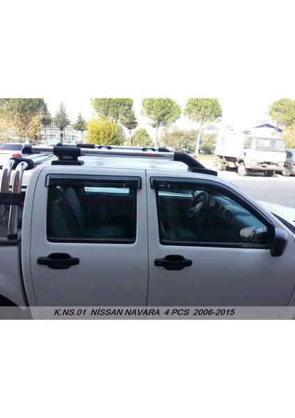 Nissan Navara 4'lü 2006-2015 Model Cam Rüzgarlığı Kuzgun