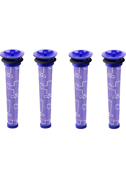 Dyson Vakum Filtresi V6 V7 V8 DC59 ile Uyumlu 4 Paket Ön Filtre (Yurt Dışından)