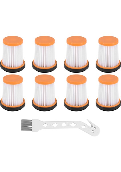 Shark Ion W1 S87 Cordl ile Uyumlu 8 Paket Yedek Kumaş Vakum Filtresi (Yurt Dışından)