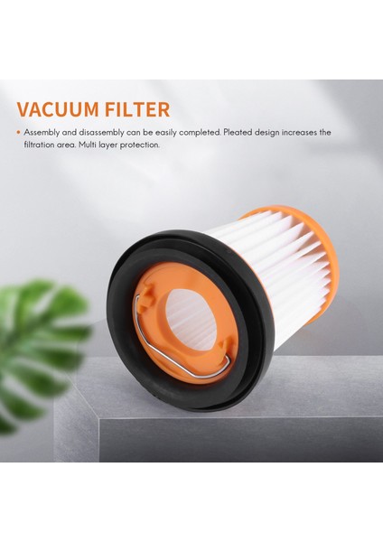 Shark Ion W1 S87 Cordl ile Uyumlu 8 Paket Yedek Kumaş Vakum Filtresi (Yurt Dışından)