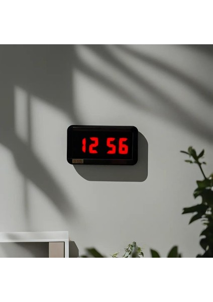 Sanec Dijital LED Duvar ve Masa Saat ve Derece - Kırmızı (Kasa Ölçüleri: 7X17 Cm) modelleri