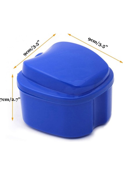 Lacivert Protez Kutusu, Süzgeçli Bardak, Ağ Kabı Tutuculu (Yurt Dışından) fiyatları