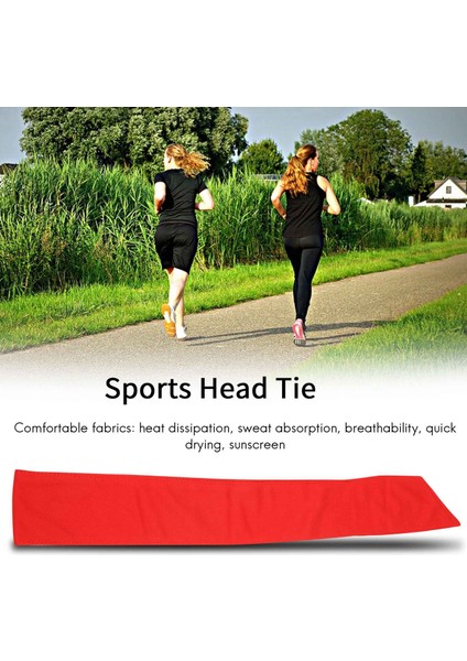 Spor Kafa Kravat Saç Bantları Ter Bandı-Basketbol Tenis Için Kırmızı (Yurt Dışından) modelleri