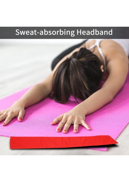 Spor Kafa Kravat Saç Bantları Ter Bandı-Basketbol Tenis Için Kırmızı (Yurt Dışından) fırsatları