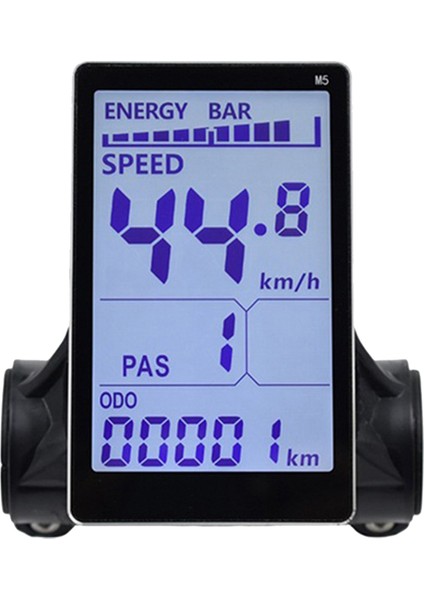 M5 Elektrikli Bisiklet LCD Ekran Ölçer 24V 36V 48V 60V Panel Ekranı (5pın) (Yurt Dışından)