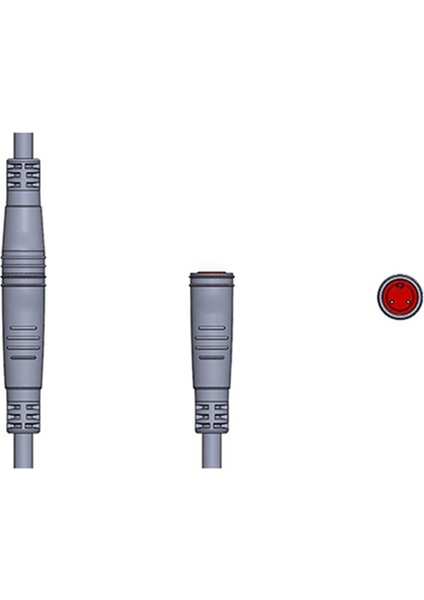 E-Bisiklet Uzatma Kablosu Konektörü 2 Pin Dişi - Dişi Kablo 80CM (Yurt Dışından)