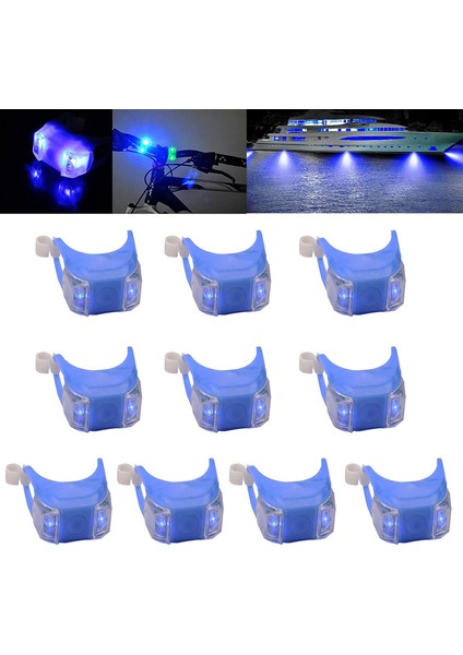 LED Tekne Işıkları Navigasyon Işıkları Yüksek Gece Görüşü Mavi (Yurt Dışından)