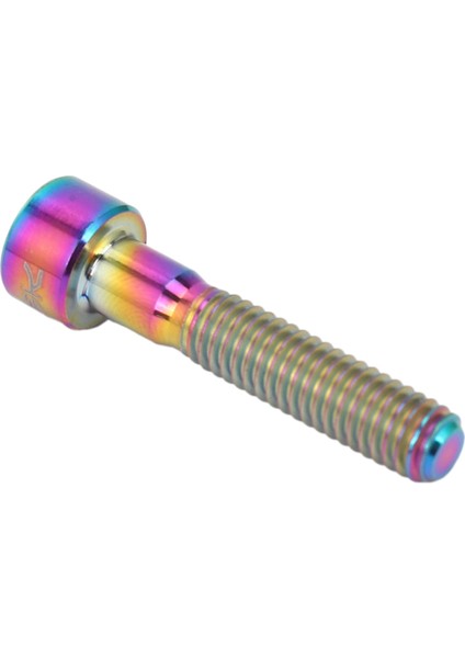 Bisiklet Sütun Kulaklık Kök Kapağı Gökkuşağı Için M6X30MM Titanyum Cıvatalar (Yurt Dışından)