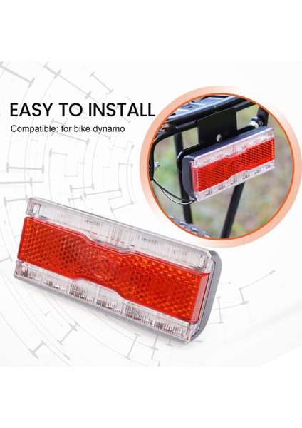 Bisiklet Arka Işık Ac 6V Fit 50MM Montaj Deliği Bisiklet Rafı Taşıyıcı Lamba (Yurt Dışından) indirimleri