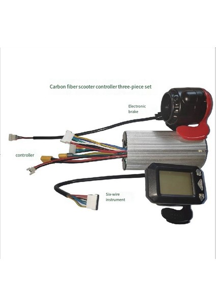 36V 350W Conoller LCD Ekran Fren Kiti Için Elektrikli Scooter Bisikleti (Yurt Dışından)