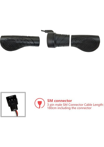 Bisiklet Kiti Için 76X Sm Bölünmüş Yarım Döner Hız Kontrol Kolu (Yurt Dışından)