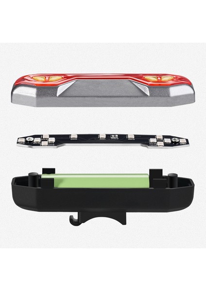 USB Bisiklet Kuyruk Işığı, Ipx3 Ula Parlak Led, 5 Işık Modu (Yurt Dışından) fiyatları