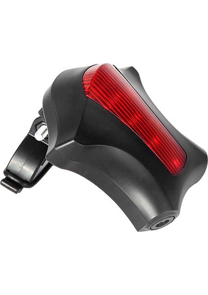 Bisiklet LED Arka Lambası Güvenlik Uyarı Işığı 5 LED + 2 Gece Lambası (Yurt Dışından)