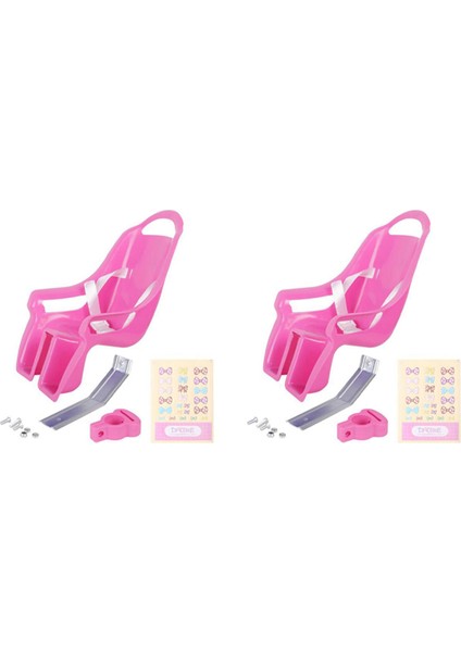 Evrensel Bebek Bisiklet Koltuğu Çıkartmaları ile Dıy Çıkartması Kız Çocuklar, Pembe (Yurt Dışından)