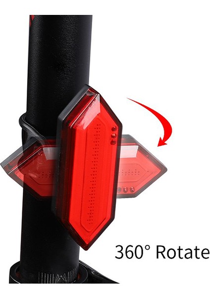 Su Geçirmez Bisiklet Kuyruk USB Şarj Edilebilir LED Bisiklet Koltuğu Sonrası Işık (Yurt Dışından) fiyatları