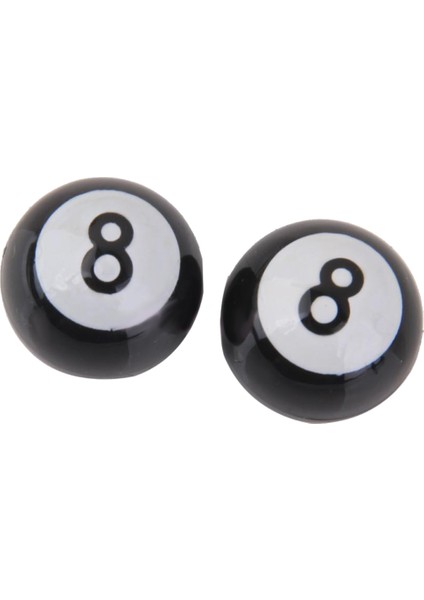 2 x No. 8 Top Motosiklet Lastiği Tekerlek Sapı Hava Valfi Toz Kapatma Başlığı (Yurt Dışından)