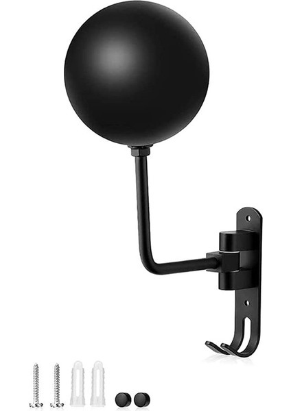 180° Motosiklet Kask Askısı, Dönebilen Metal Kask Tutucu Duvar Montajı,1 (Yurt Dışından)