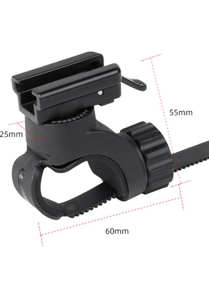 H07P Bisiklet Far Tutucu Ayarlanabilir Ön LED Lamba Tokası (Yurt Dışından)