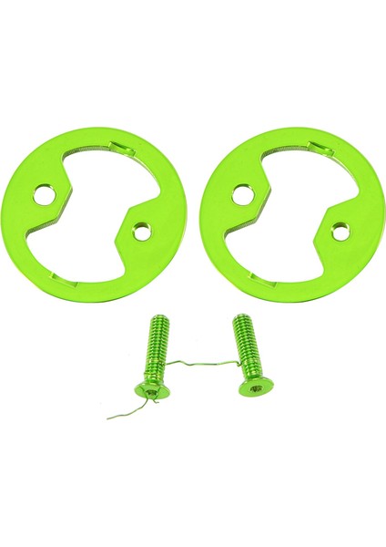 Bisiklet Pedalı Plakası Titanyum, Yeşil (Yurt Dışından)