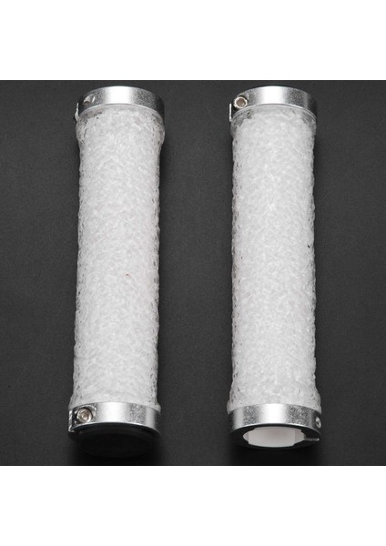 Çift Gidon Silikon Kristal Bisiklet Sapları 22MM Kolu Gümüş (Yurt Dışından) indirimleri