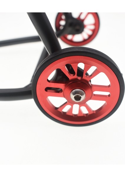Cıvatalar Kırmızı ile Alüminyum Için 2 Adet Katlanır Bisiklet Easywheel (Yurt Dışından)