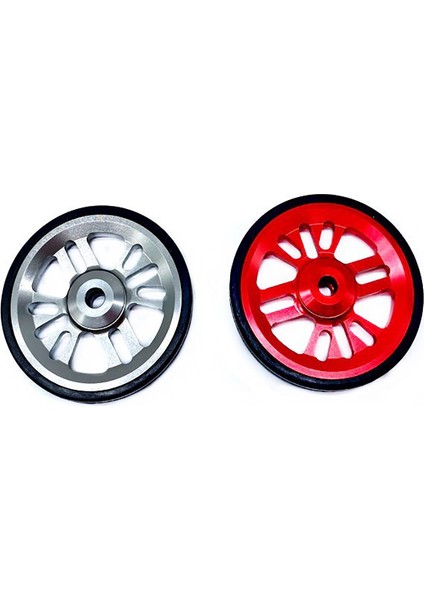 Cıvatalar Kırmızı ile Alüminyum Için 2 Adet Katlanır Bisiklet Easywheel (Yurt Dışından)