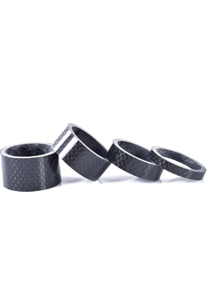8 Adet/takım 1 1/8 Inç Karbon Fiber 3k Parlak Spacer Kulaklık Çatal (Yurt Dışından) indirimleri