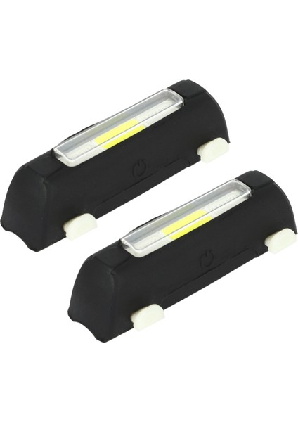 USB Şarj Edilebilir Bisiklet Kuyruk Işığı Kırmızı/mavi/beyaz 7 Işık Modu (Yurt Dışından)