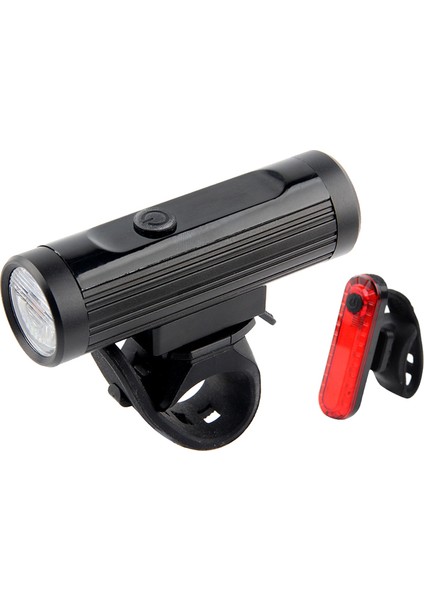 Bisiklet Far Arka Lambası Gece El Feneri USB Şarjı Sürme (Yurt Dışından)