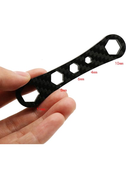 Yol Bisikleti Için Bisiklet Karbon Fiber Anahtarı 4 6 8 10 11MM (Yurt Dışından)