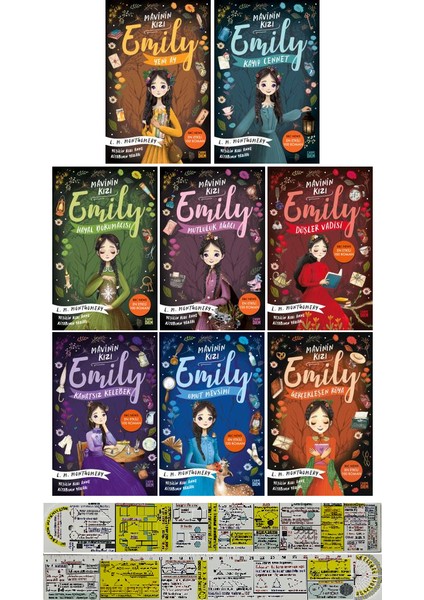 Mavinin Kızı Emily 8 Kitap Set + Matematik Öğreten Ayraç
