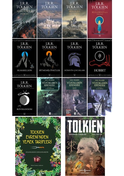 Roverandom - Kullervo'nun Hikayesi - Beren ile Luthien - Hobbit - Hurin'in Çocukları - 14 Kitap Set + Matematik Öğreten Ayraç
