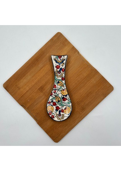 Geleneksel Çini Desenli Kirli Kaşık Altlığı, Kaşıklık 03