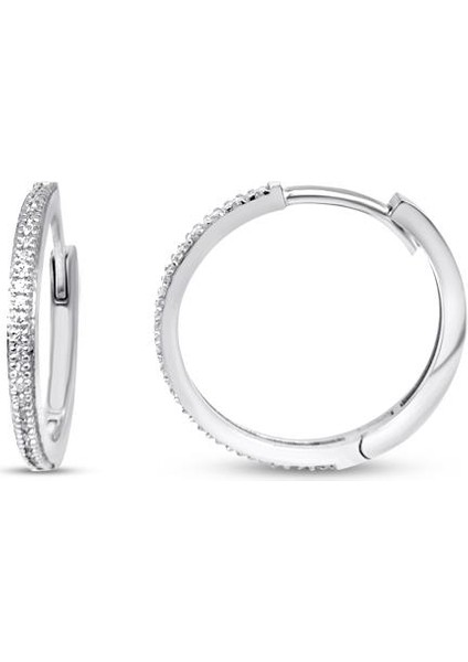 0.30 Karat Pırlanta Halka Küpe