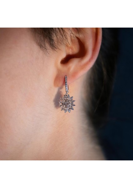 1,20 Karat Pırlanta Fantezi Küpe