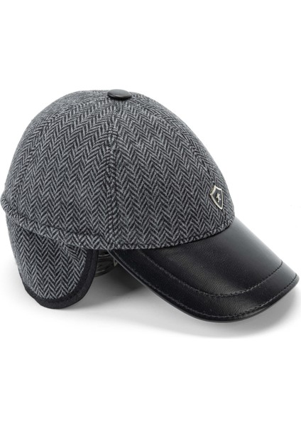 Erkek Tekstil Deri Gri Şapka 524 1105 Sapka SK23/24 K.grı indirimleri