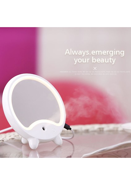 Yüz Sisleme Fonksiyonlu Masa ile Ayarlanabilir LED Ayna Işığı Beyaz (Yurt Dışından) modelleri