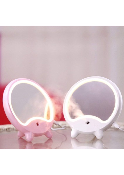 Yüz Sisleme Fonksiyonlu Masa ile Ayarlanabilir LED Ayna Işığı Beyaz (Yurt Dışından) indirimleri