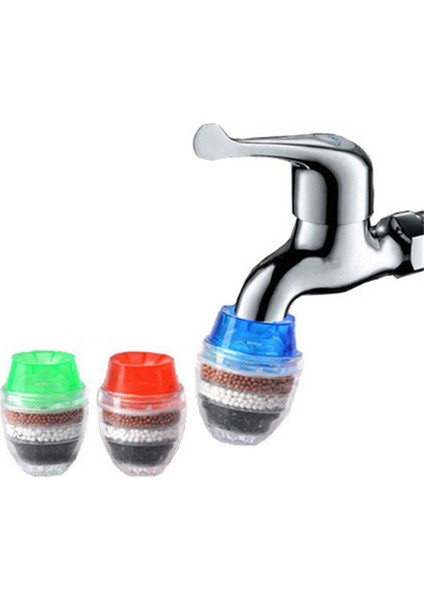 3pcs Aktif Karbon Musluk Filtresi Mutfak Musluğu Ev Için 5 Katman (Yurt Dışından) fırsatları