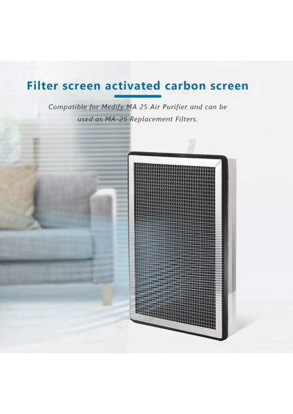 Ma-25 Hava Temizleme Cihazı Için Hepa Filtre 2'li Paket 3'ü 1 Arada Filasyon (Yurt Dışından) fırsatları