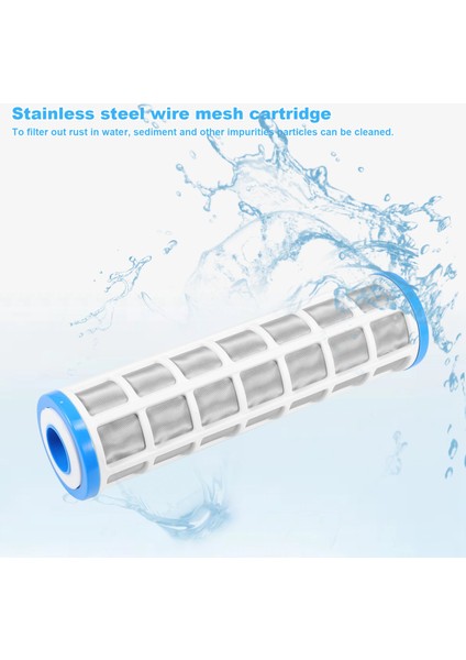 10 Inç Paslanmaz Çelik Hasır Filtre Su Arıtma Cihazı (Yurt Dışından) indirimleri