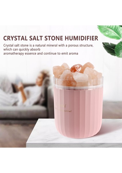 Taşınabilir USB Hava Nemlendirici Kristal Tuz Taşı Difüzör, Pembe (Yurt Dışından) fırsatları