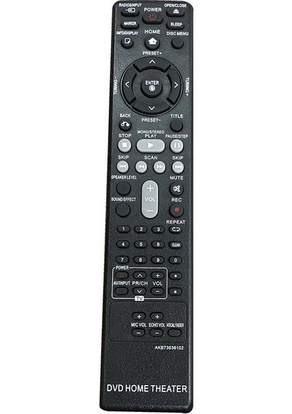 Lg DVD Ev Sineması Uzaktan Kumanda AKB73636102 Değiştirme (Yurt Dışından)