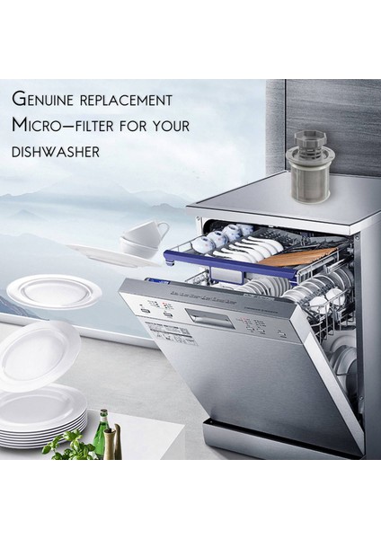 2 Parça Bulaşık Makinesi Örgü Filtre Seti Gri Pp 427903 170740 Için (Yurt Dışından) fiyatları