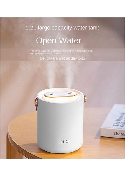 1,2 L Yüksek Hacimli Hava Temizleme Nemlendirici Beyaz Kullanım Için Takılı (Yurt Dışından) indirimleri