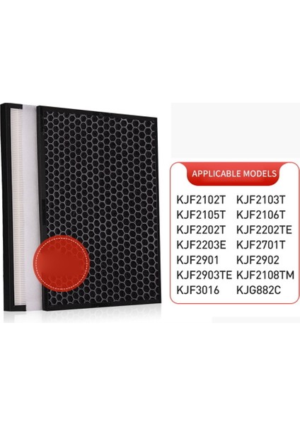 Yadu Hava Temizleme Cihazı KJF2102T KJF2103T KJF2105T Için 3 Adet Filtreler (Yurt Dışından) indirimleri